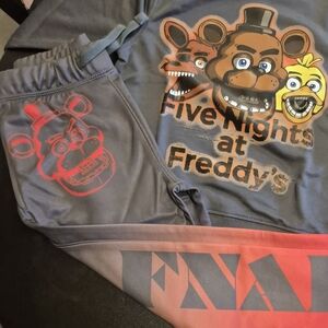 Five Nights at Freddy's Kids Matching Set - Gray with Orange & Red Accents